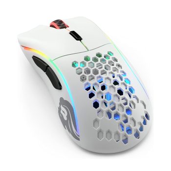   Glorious Model D- vezeték nélküli Gaming egér matt fehér (GLO-MS-DMW-MW)