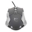 White Shark GM-1804 Umethon gaming egér fekete-ezüst