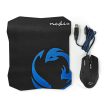Nedis GMMP110BK optikai Gaming egér és egérpad fekete-kék