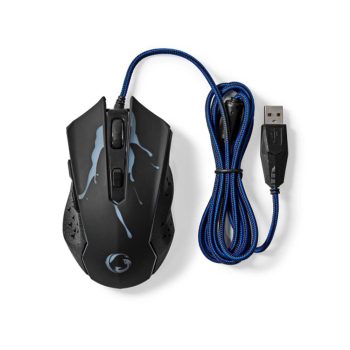 Nedis GMWD210BK optikai Gaming egér