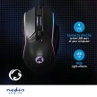 Nedis GMWD510BK Gaming egér fekete