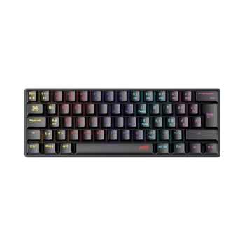   Ventaris Lissgard RGB Blue Switch mechanikus gamer billentyűzet ferkete (GT-KB11L-B)