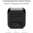 ASUS ROG Rapture GT6 Tri-Band WiFi 6 Mesh router fekete