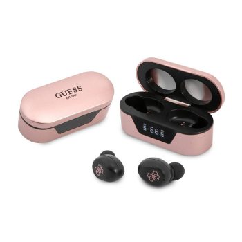   GUESS bluetooth fülhallgató SZTEREO (v5.0, TWS, mikrofon, zajszűrő + töltőtok) ARANY