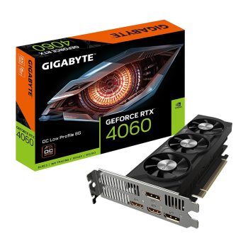   Gigabyte GeForce RTX 4060 8GB OC Low Profile 8G videokártya (GV-N4060OC-8GL)