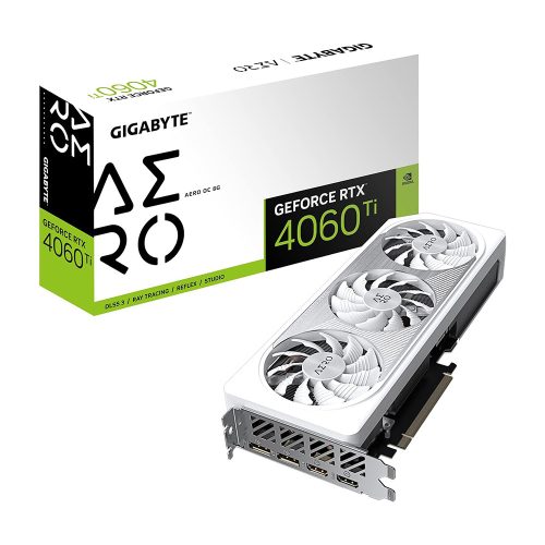 Gigabyte GeForce RTX 4060 Ti 8GB AERO OC 8G videokártya (GV-N406TAERO OC-8GD)