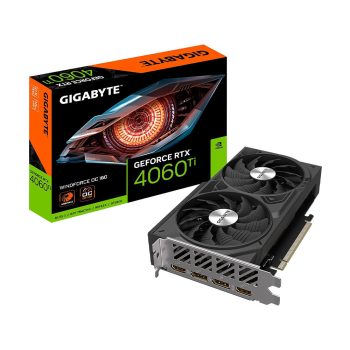   Gigabyte GeForce RTX 4060 Ti 16GB WINDFORCE OC 16G videokártya (GV-N406TWF2OC-16GD)