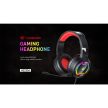 Havit Gamenote H2233D gaming headset fekete-piros