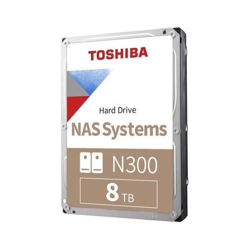8TB Toshiba 3.5" N300 SATA merevlemez OEM (HDWG480UZSVA)