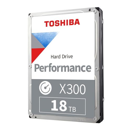 18TB Toshiba 3.5" X300 SATA merevlemez OEM (HDWR51JUZSVA)