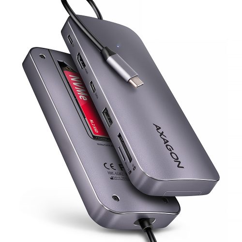Axagon USB-C 10GBPS GEN2COMBO 6in1 HUB (HMC-6GM2)