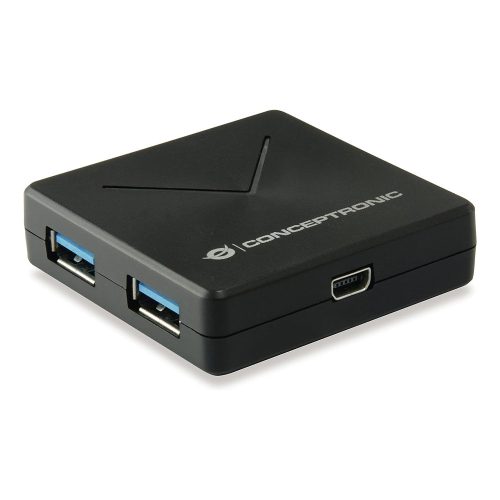 Conceptronic 4 portos USB 3.0 HUB (HUBBIES02B)