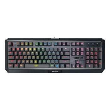   Gamdias Hermes P3 RGB Gamer US Brown switch billentyűzet fekete