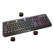 Gamdias Hermes P3 RGB Gamer US Brown switch billentyűzet fekete
