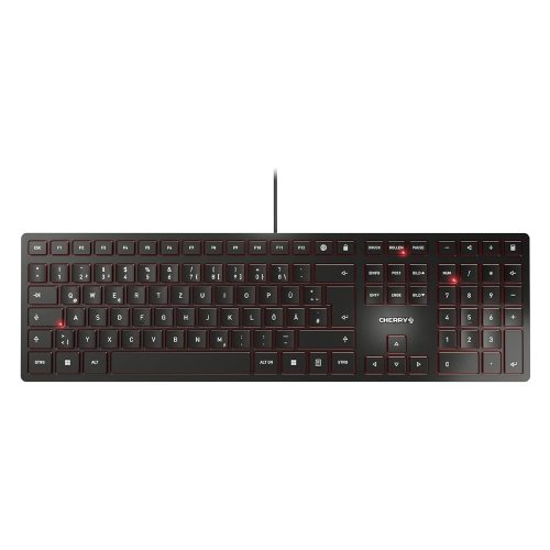Cherry KC 6000 Slim német billentyűzet fekete (JK-1600DE-2)