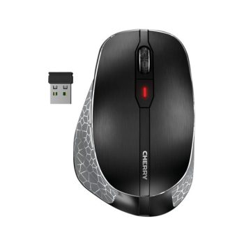   Cherry MW 8C ERGO vezeték nélküli tölthető optikai egér fekete (JW-8600)