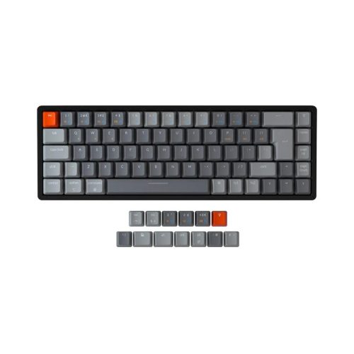 Keychron K6 RGB Bluetooth angol billentyűzet Hot-swap Gateron Brown (K6-W3-UK)