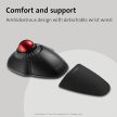 Kensington Orbit vezeték nélküli Trackball görgető gyűrűvel fekete (K70992WW)