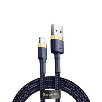   BASEUS CAFULE KÁBEL - USB-LIGHTNING - 1,5A 2 MÉTER (CALKLF-CV3) ARANY-KÉK
