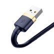 BASEUS CAFULE KÁBEL - USB-LIGHTNING - 1,5A 2 MÉTER (CALKLF-CV3) ARANY-KÉK