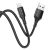 BOROFONE BX54 ULTRA BRIGHT KÁBEL - USB-LIGHTNING - 2,4A 1 MÉTER Fekete