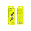 BOROFONE BX63 CHARMING KÁBEL - USB-LIGHTNING - 2,4A 1 MÉTER Fekete-FEHÉR