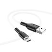 BOROFONE BX63 CHARMING KÁBEL - USB-MICRO USB - 2,4A 1 MÉTER Fekete-FEHÉR