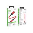 BOROFONE BU30 LYNK INTELLIGENS KÁBEL - C TÍPUSÚ A LIGHTNINGHEZ - PD 20 W, 1,2 MÉTER PIROS