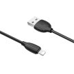 BOROFONE BX19 HASZONKÁBEL - USB-LIGHTNING - 2,4A 1 MÉTER Fekete