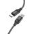 BOROFONE BX56 DELIGHTFUL KÁBEL - USB A C TÍPUSHOZ - 3A 1 MÉTER Fekete