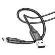 BOROFONE BX56 DELIGHTFUL KÁBEL - USB A C TÍPUSHOZ - 3A 1 MÉTER Fekete