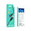 BOROFONE BX56 DELIGHTFUL KÁBEL - USB A C TÍPUSHOZ - 3A 1 MÉTER Fekete