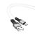 BOROFONE BX64 SPECIÁLIS SZILIKON KÁBEL - USB A C TÍPUSHOZ - 3A 1 MÉTER FEHÉR