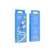 BOROFONE BX64 SPECIÁLIS SZILIKON KÁBEL - USB A C TÍPUSHOZ - 3A 1 MÉTER FEHÉR