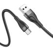 BOROFONE KÁBEL BX61 FORRÁS - USB A C TÍPUSHOZ - 3A 1 MÉTER Fekete