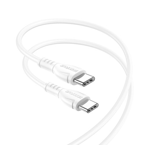 BOROFONE BX51 TRIUMPH KÁBEL - C TÍPUSTÓL C TÍPUSIG - 60 W 1 MÉTER FEHÉR