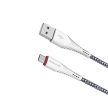 BOROFONE BX25 ERŐTELJES KÁBEL - USB-MICRO USB - 2,4A 1 MÉTER FEHÉR