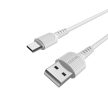 BOROFONE BX16 EASY KÁBEL - USB-MICRO USB - 2A 1 MÉTER FEHÉR