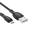 BOROFONE BX86 ADVANTAGE KÁBEL - USB-MICRO USB - 2.4A 1 MÉTER Fekete