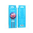 BOROFONE BX87 SHARP KÁBEL - C TÍPUSÚ - LIGHTNING - PD 20W 1 MÉTER PIROS
