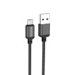 BOROFONE BX87 SHARP KÁBEL - USB-MICRO USB - 2.4A 1 MÉTER Fekete