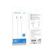 BOROFONE BX104 PRIMO KÁBEL - C TÍPUSTÓL C TÍPUSIG - 60W 3A 1 MÉTER FEHÉR