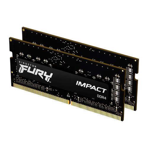 64GB 3200MHz DDR4 RAM Kingston Fury Impact notebook memória CL20 (2x32GB) (KF432S20IBK2/64 )