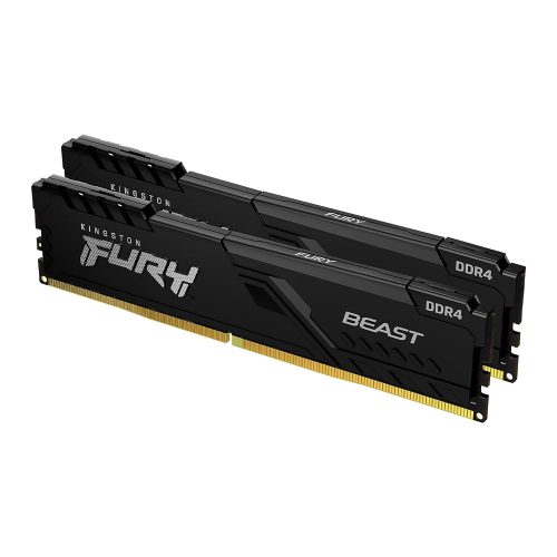 64GB 3600MHz DDR4 RAM Kingston Fury Beast Black CL18 (2x32GB) (KF436C18BBK2/64)