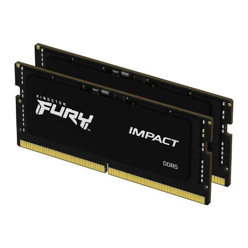 32GB 4800MHz DDR5 notebook RAM Kingston Fury Impact CL38 (2x16GB) (KF548S38IBK2-32)