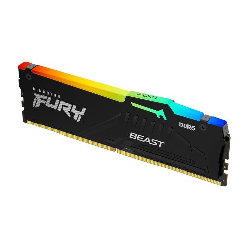 16GB 5600MHz DDR5 RAM Kingston Fury Beast RGB CL40 (KF556C40BBA-16)