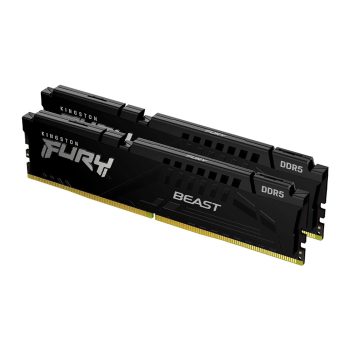   64GB 6000MHz DDR5 RAM Kingston Fury Beast Black CL40 (2x32GB) (KF560C40BBK2-64)
