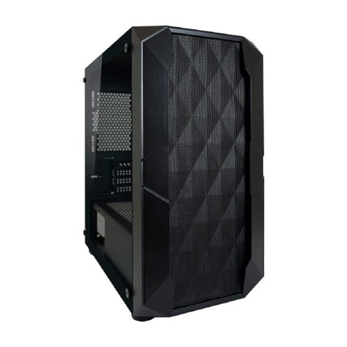 LC Power Gaming 712MB - Polynom_X táp nélküli ablakos M-ATX ház fekete (LC-712MB-ON)