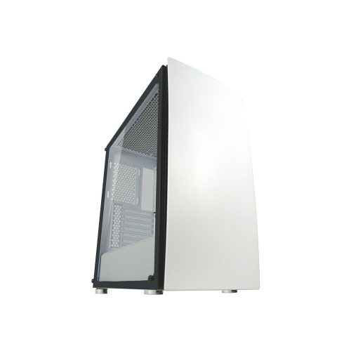 LC Power Gaming 713W - Bright_Sail_X táp nélküli ablakos ház fehér (LC-713W-ON)