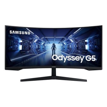   34" Samsung Odyssey G55T ívelt LCD monitor fekete (LC34G55TWWPXEN)